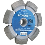 LACKMOND 4 x .375 x 5/8-11 Thread arbor PRO Series V-Shaped Crack Chasers CKVN4375